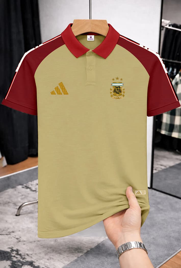 TX52 Argentina Brown Men's Polo