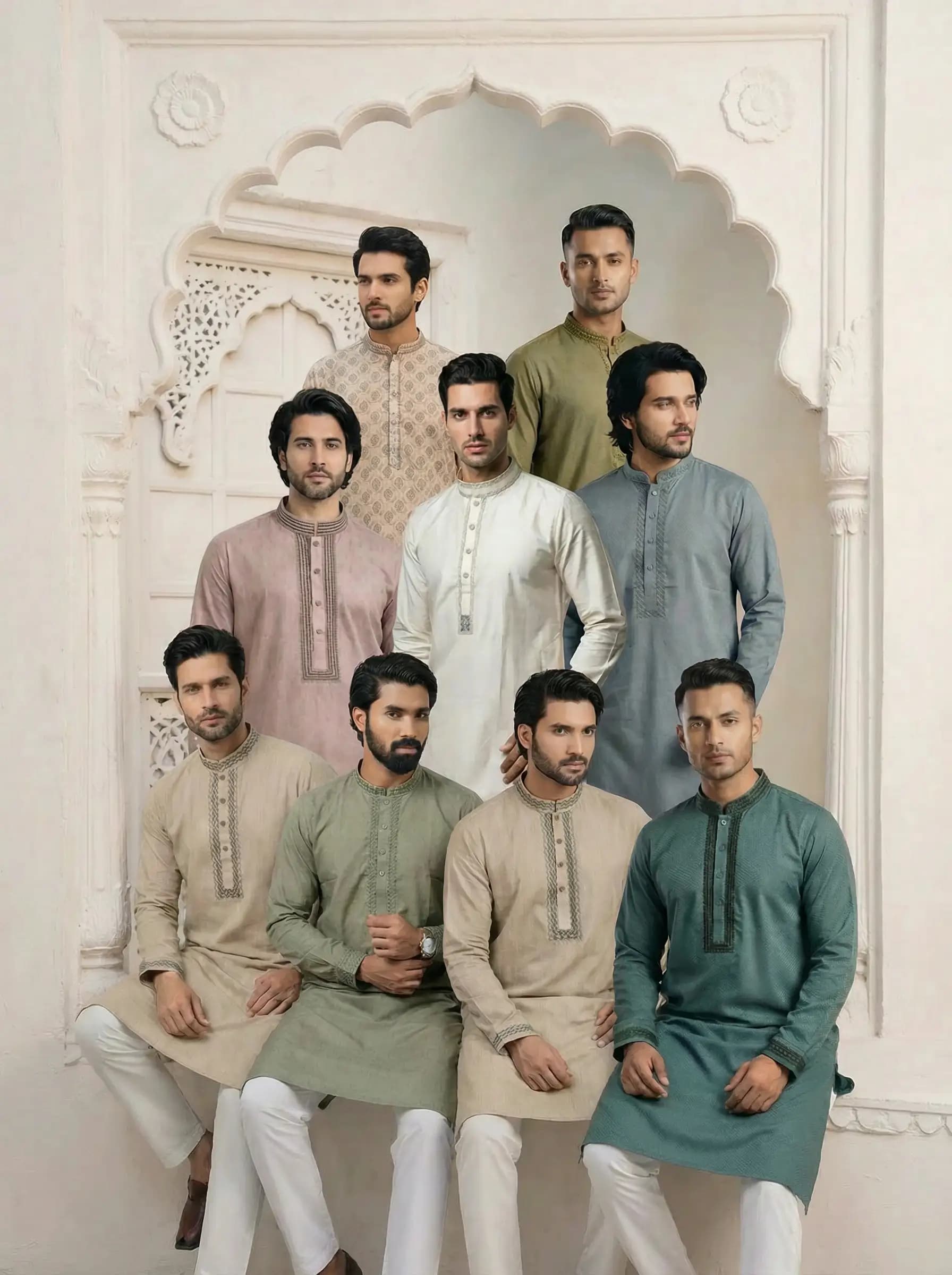 Txpjb01 Multicolour Panjabi