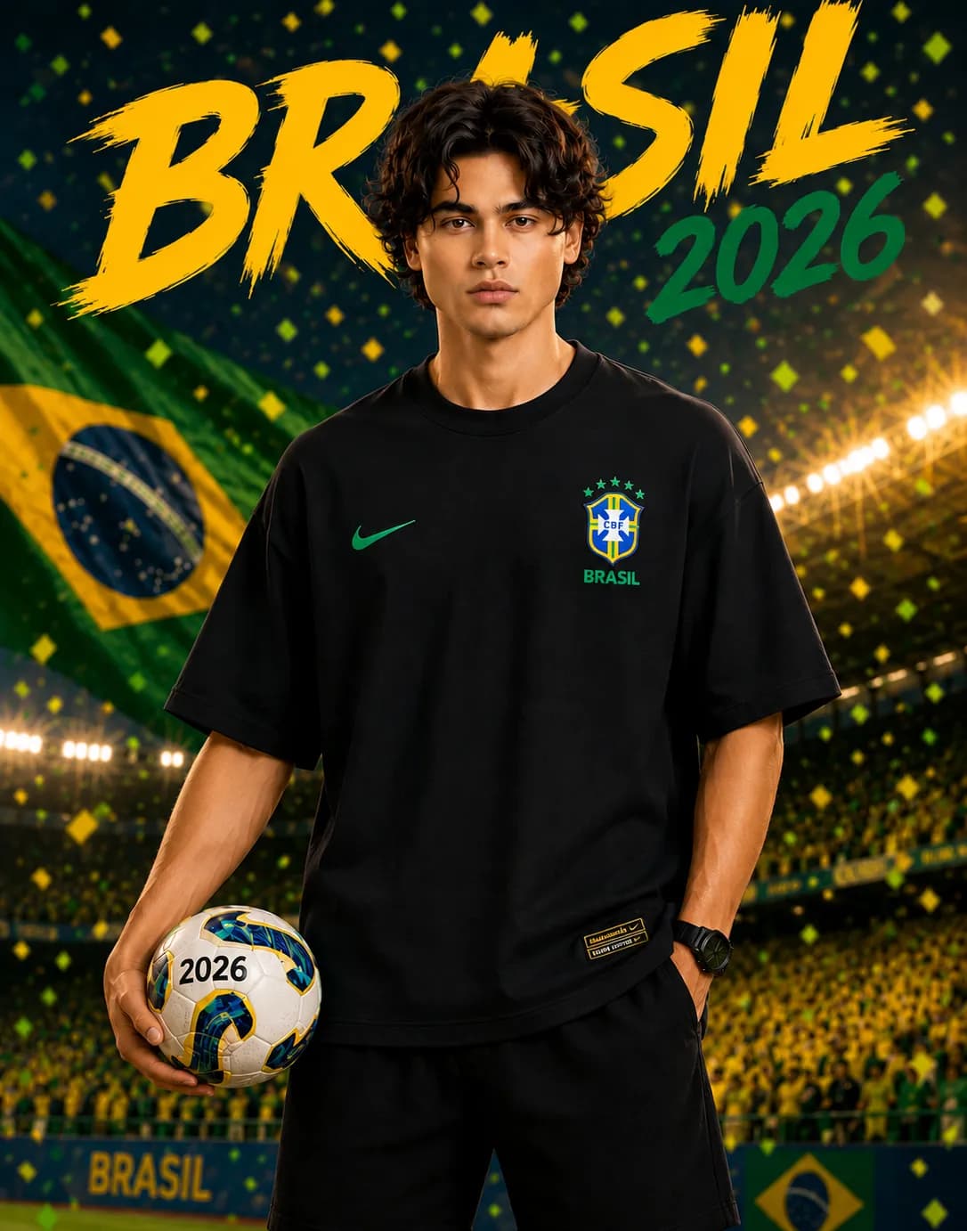 TX67 Brasil Black Men's Dropshoulder - 2