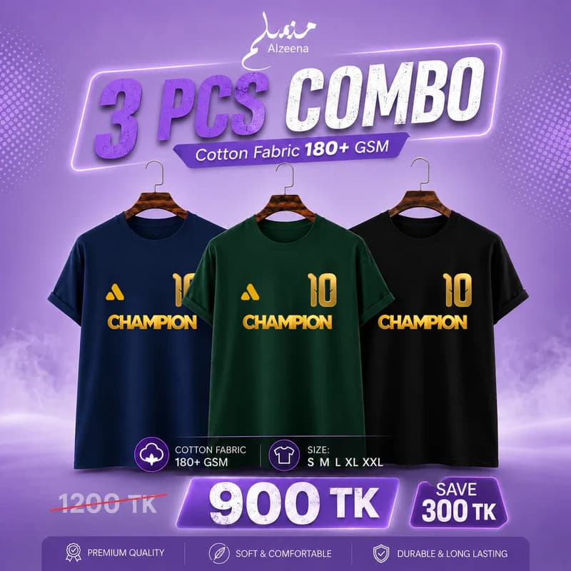TX110 3pcs Combo Mens T-shirt