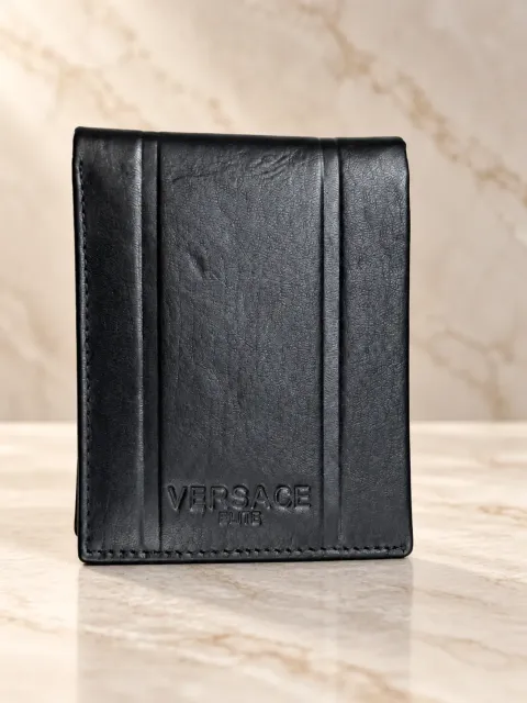 W03 Leather Wallet Black