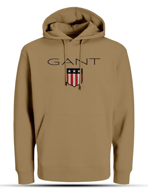 WH05 Brown GANT Winter Hoodie