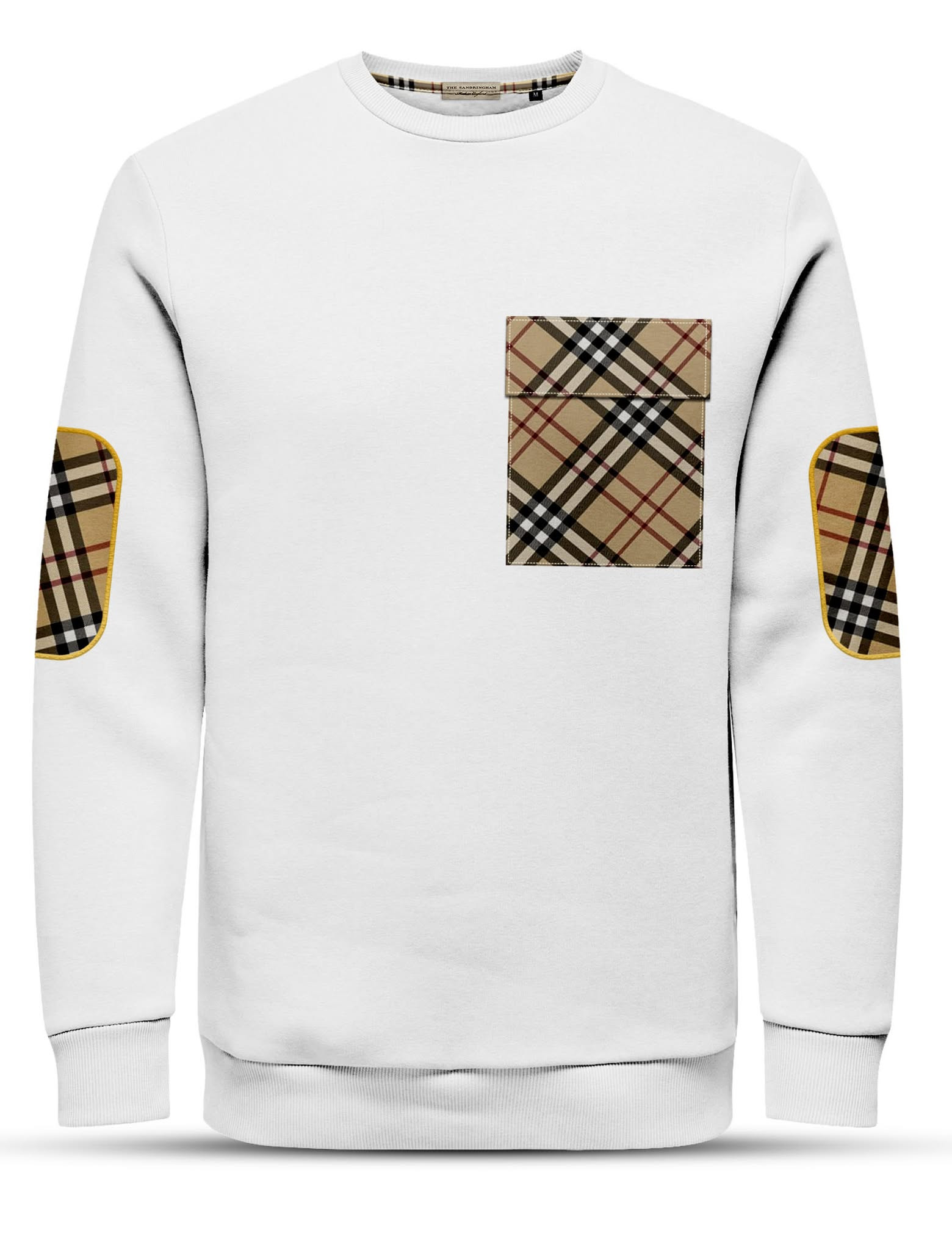 SFT45 White Burberry sweatshirt