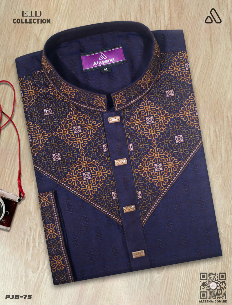 PJB75 Purple Color Panjabi