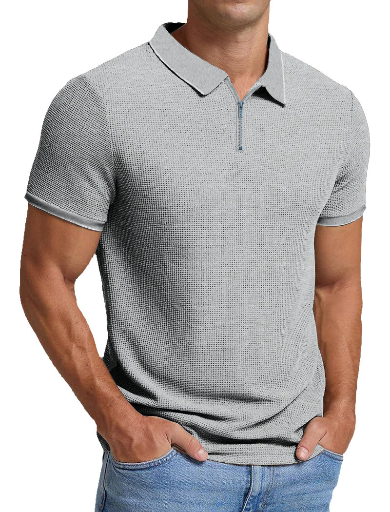 APL22 Grey Men's Polo