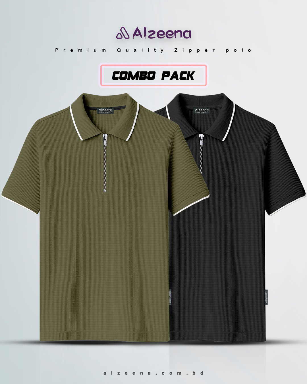 APL22 OLV&BLK men's polo combo